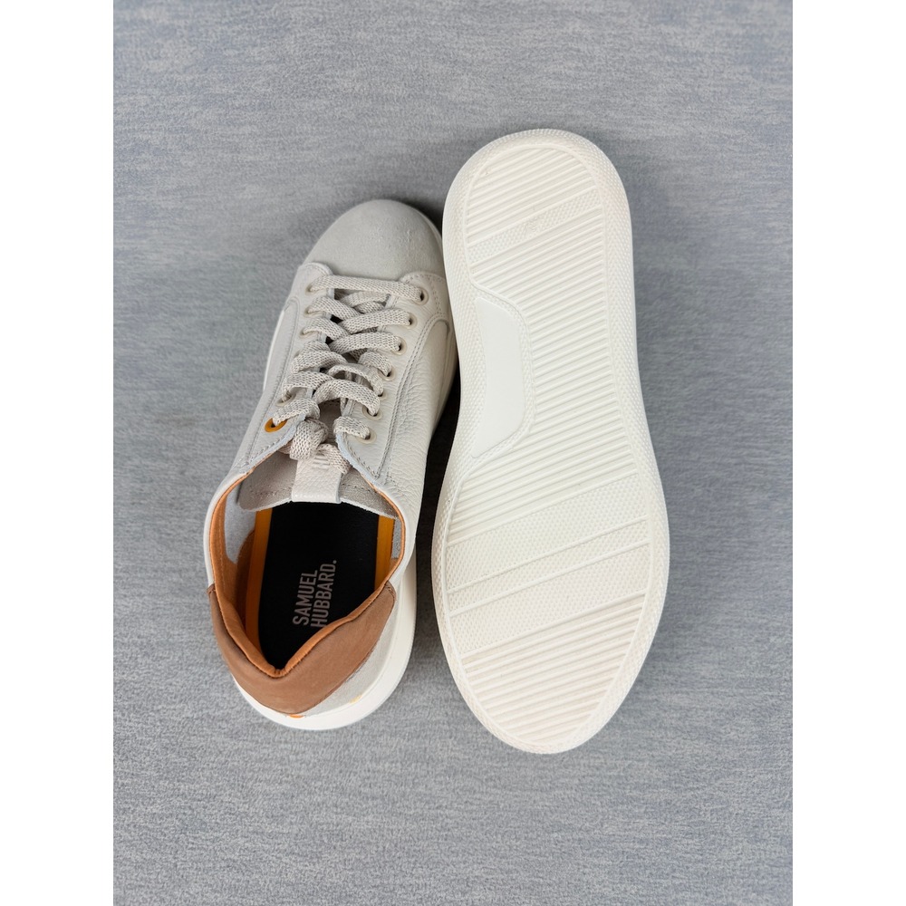 Samuel Hubbard Sunset Sneaker Womens 8 Gray Taupe Leather Suede Low Top - Picture 11 of 11